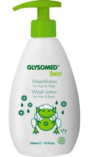 Средства по уходу за телом и за кожей лица для детей Детский лосьон Glysomed Baby Для мытья волос и тела 300 мл