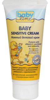 Средства по уходу за телом и за кожей лица для детей Детский крем Babyline Sensitive Cream 75 мл