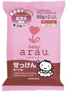 Средства по уходу за телом и за кожей лица для детей Детское мыло Arau Baby Saraya Bar Soap 2x85 г