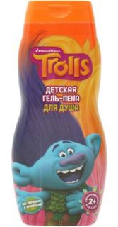 Средства по уходу за телом и за кожей лица для детей Гель-пена Trolls для душа 300 мл