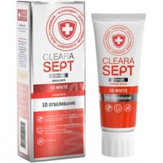Средства по уходу за полостью рта Зубная паста ClearaSept 3D White 3D Отбеливание 75 мл