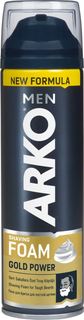 Средства для/после бритья Пена для бритья ARKO Men Gold Power 200 мл