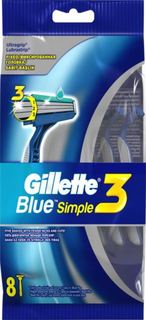 Средства для/после бритья Бритва Gillette Blue Simple 3 8 шт