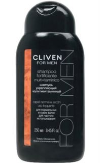 Средства по уходу за волосами Шампунь Cliven укрепляющий мультивитаминный для нормальных и сухих волос 250 мл