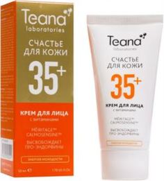 Уход за кожей лица Крем для лица Teana Счастье для кожи 35+ С витаминами 50 мл