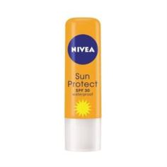 Уход за кожей лица Бальзам для губ Nivea солнцезащитный SPF 30 4,8 г