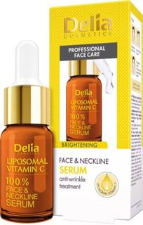 Уход за кожей лица Сыворотка для лица, шеи и декольте Delia Cosmetics Liposomal Vitamin C 10 мл