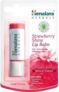 Уход за кожей лица Бальзам для губ Himalaya Herbals Клубничный блеск 4,5 г
