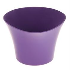 Кашпо, горшки, балконные ящики Кашпо Интерлинк "волна" 16 см фиолетовый
