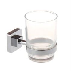 Принадлежности для ванной Держатель одинарный + стакан Elvan