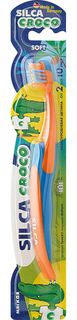 Детские товары для ухода за полостью рта Зубная щетка детская Silca Croco от 2 до 10 лет