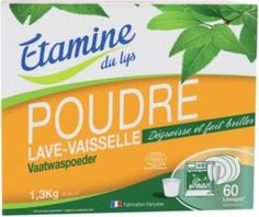 Средства для кухни Порошок для посудомоечной машины Etamine du Lys Poudre Lave-Vaisselle 1,3 кг