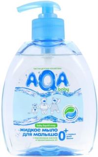 Средства по уходу за телом и за кожей лица для детей Жидкое мыло для малыша AQA baby 300 мл