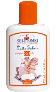 Средства по уходу за телом и за кожей лица для детей Солнцезащитное молочко Helan Sole Bimbi Latte Solare SPF30 125 мл