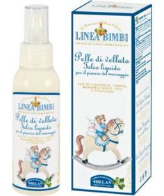 Средства по уходу за телом и за кожей лица для детей Жидкий детский тальк для деликатных мест Helan Linea Bimbi 100 мл