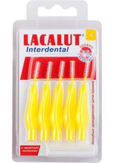 Средства по уходу за полостью рта Межзубные цилиндрические ершики Lacalut Интердентальные L 4 мм