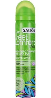 Средства по уходу за телом Антиперспирант для ног Salton Feet Comfort Lady 2в1 с маслом Ши и экстрактом Лотоса 75 мл