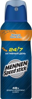 Средства по уходу за телом Дезодорант спрей Mennen Speed stick 24/7 Cool Fusion Активный день 150мл