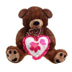 Мягкая игрушка Magic bear toys Медведь с бантом и сердцем 60 см