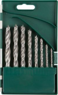 Сверла Набор сверл KRAFTOOL спиральных по дереву 8 шт