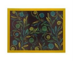 Подносы, подставки, коврики Поднос Топ арт студио Поднос с подушкой шоколад 41х31 см (HSN0807-TA)