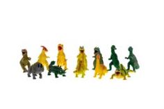 Набор игровой для мальчиков Игрушка Динозавр резиновый с наполнением гранулами, малый, в ассортименте Hgl