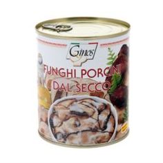 Консервация Грибы белые Ginos Fubghi Porcini Dal Secco 780 г