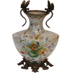 Вазы Ваза стрекозы 30.5см Wah luen handicraft