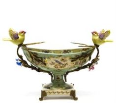 Декоративная посуда Чаша с птицами 30.5x44.5см Wah luen handicraft