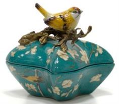 Шкатулки Шкатулка с птичкой 14см Wah luen handicraft