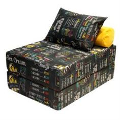 Диваны, кресла, кровати Кресло-кровать Dreambag PuzzleBag Ice Cream L 100х70х40