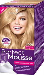 Средства по уходу за волосами Краска-мусс для волос Schwarzkopf Perfect Mousse 1000 Жемчужный блонд