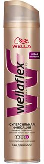 Средства по уходу за волосами Лак для волос Wella Wellaflex Суперсильная фиксация 250 мл