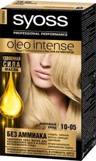Средства по уходу за волосами Краска для волос Syoss Oleo Intense 10-05 Жемчужный блонд