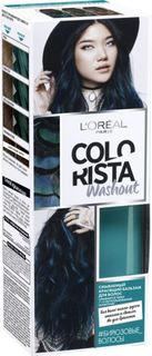 Средства по уходу за волосами Смываемый красящий бальзам LOreal Paris Colorista Washout Бирюзовые волосы LOreal