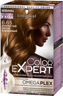 Средства по уходу за волосами Краска для волос Schwarzkopf Color Expert 6.65 Золотистый светло-каштановый