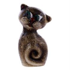 Предметы интерьера Скульптура керамическая котенок Porc-сeramic