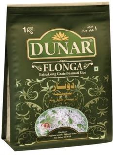 Крупы Рис басмати DUNAR Elonga 1 кг