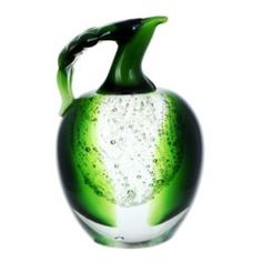 Предметы интерьера Фигурка Art glass-сувенир зеленое яблоко 9.5х14.5 см