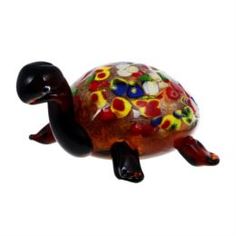 Предметы интерьера Фигурка Art glass-сувенир черепаха 18х9 см