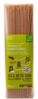 Макаронные изделия Спагетти Ecor из непросеянной муки 500 г