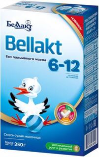 Смеси для детского питания Смесь молочная Беллакт "Bellakt 6-12" с 6 до 12 месяцев 350 г