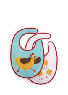 Детская посуда и аксессуары Набор нагрудных фартуков Happy Baby Chicken от 3 мес