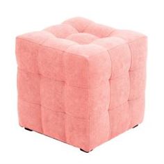 Столы, стулья и пуфики Банкетка Dreambag Лотос Коралловый Велюр 40х40х42 см
