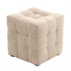 Столы, стулья и пуфики Банкетка Dreambag Лотос Бежевый Велюр 40х40х42 см