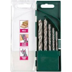 Сверла Набор сверл спиральных по дереву. 5 штук (29400-H5) Kraftool