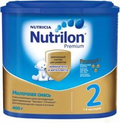 Смеси для детского питания Смесь молочная Nutrilon Premium 2 c 6 месяцев 400 г