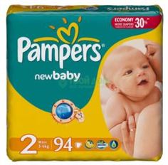 Детские подгузники Подгузники Pampers New Baby 3-6 кг. 94 шт.