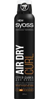 Средства по уходу за волосами Спрей-дымка Syoss Air Dry Curl Упругие локоны 200 мл