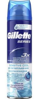 Средства для/после бритья Гель для бритья Gillette Series Sensitive Cool 200 мл